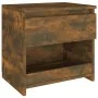 Nachttisch aus geräuchertem Eichensperrholz, 40 x 30 x 39 cm von vidaXL, Nachttische - Ref: Foro24-815129, Preis: 27,24 €, Ra...