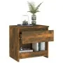Nachttisch aus geräuchertem Eichensperrholz, 40 x 30 x 39 cm von vidaXL, Nachttische - Ref: Foro24-815129, Preis: 27,24 €, Ra...