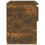 Nachttisch aus geräuchertem Eichensperrholz, 40 x 30 x 39 cm von vidaXL, Nachttische - Ref: Foro24-815129, Preis: 27,24 €, Ra...