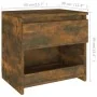Nachttisch aus geräuchertem Eichensperrholz, 40 x 30 x 39 cm von vidaXL, Nachttische - Ref: Foro24-815129, Preis: 27,24 €, Ra...
