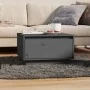 Solid gray pine wood coffee table 55x56x32 cm by vidaXL, Coffee table - Ref: Foro24-813407, Price: 46,48 €, Discount: %