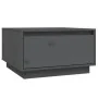 Solid gray pine wood coffee table 55x56x32 cm by vidaXL, Coffee table - Ref: Foro24-813407, Price: 46,48 €, Discount: %