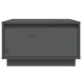 Mesa de centro de madera maciza de pino gris 55x56x32 cm de vidaXL, Mesas de centro - Ref: Foro24-813407, Precio: 46,48 €, De...