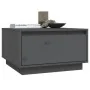 Solid gray pine wood coffee table 55x56x32 cm by vidaXL, Coffee table - Ref: Foro24-813407, Price: 46,48 €, Discount: %