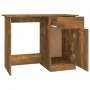 Escritorio madera contrachapada roble ahumado 100x50x76 cm de vidaXL, Escritorios - Ref: Foro24-815420, Precio: 66,56 €, Desc...