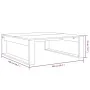 Mesa de centro madera contrachapada gris Sonoma 100x100x35 cm de vidaXL, Mesas de centro - Ref: Foro24-816000, Precio: 60,44 ...