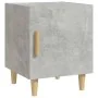 Mesitas de noche 2 uds madera contrachapada gris hormigón de vidaXL, Mesitas de noche - Ref: Foro24-812051, Precio: 46,28 €, ...