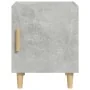 Mesitas de noche 2 uds madera contrachapada gris hormigón de vidaXL, Mesitas de noche - Ref: Foro24-812051, Precio: 46,28 €, ...