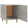 Bedside tables 2 pcs concrete gray plywood by vidaXL, Nightstands - Ref: Foro24-812051, Price: 46,28 €, Discount: %