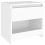White plywood bedside table 40x30x39 cm by vidaXL, Nightstands - Ref: Foro24-803443, Price: 34,71 €, Discount: %