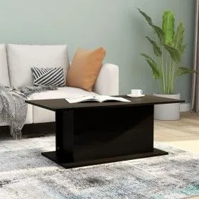 Mesa de centro madera contrachapada negro 102x55,5x40 cm de vidaXL, Mesas de centro - Ref: Foro24-810308, Precio: 43,97 €, De...