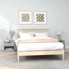 Mesitas de noche 2 uds madera contrachapada gris Sonoma de vidaXL, Mesitas de noche - Ref: Foro24-817048, Precio: 71,73 €, De...