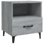 Mesita de noche 2 unidades madera contrachapada gris Sonoma de vidaXL, Mesitas de noche - Ref: Foro24-817306, Precio: 72,95 €...