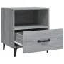 Mesita de noche 2 unidades madera contrachapada gris Sonoma de vidaXL, Mesitas de noche - Ref: Foro24-817306, Precio: 72,95 €...