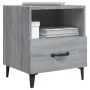 Mesita de noche 2 unidades madera contrachapada gris Sonoma de vidaXL, Mesitas de noche - Ref: Foro24-817306, Precio: 72,95 €...
