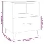 Mesita de noche 2 unidades madera contrachapada gris Sonoma de vidaXL, Mesitas de noche - Ref: Foro24-817306, Precio: 72,95 €...