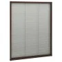 Mosquitera plisada para ventanas aluminio marrón 60x80cm de vidaXL, Mosquiteras para ventanas - Ref: Foro24-148653, Precio: 2...