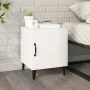 Mesita de noche madera contrachapada blanco de vidaXL, Mesitas de noche - Ref: Foro24-812060, Precio: 33,81 €, Descuento: %