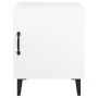 Mesita de noche madera contrachapada blanco de vidaXL, Mesitas de noche - Ref: Foro24-812060, Precio: 33,81 €, Descuento: %