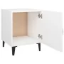 Mesita de noche madera contrachapada blanco de vidaXL, Mesitas de noche - Ref: Foro24-812060, Precio: 33,81 €, Descuento: %
