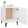 Mesita de noche madera contrachapada blanco de vidaXL, Mesitas de noche - Ref: Foro24-812060, Precio: 33,81 €, Descuento: %