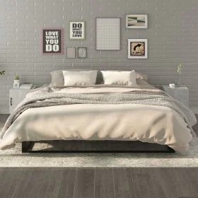 Mesitas de noche 2 unidades madera contrachapada gris hormigón de vidaXL, Mesitas de noche - Ref: Foro24-812069, Precio: 49,6...