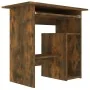 Escritorio de madera contrachapada roble ahumado 80x45x74 cm de vidaXL, Escritorios - Ref: Foro24-815477, Precio: 62,45 €, De...
