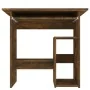 Escritorio de madera contrachapada roble ahumado 80x45x74 cm de vidaXL, Escritorios - Ref: Foro24-815477, Precio: 62,45 €, De...