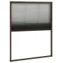 Mosquitera plisada para ventanas aluminio marrón 60x80cm de vidaXL, Mosquiteras para ventanas - Ref: Foro24-148653, Precio: 2...