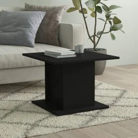 Mesa de centro madera de ingeniería negro 55,5x55,5x40 cm de vidaXL, Mesas de centro - Ref: Foro24-810317, Precio: 36,91 €, D...