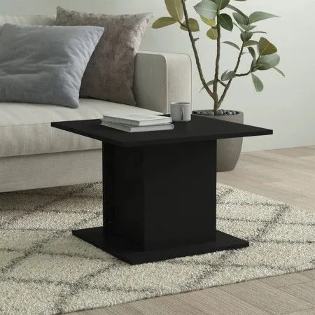 Mesa de centro madera de ingeniería negro 55,5x55,5x40 cm de vidaXL, Mesas de centro - Ref: Foro24-810317, Precio: 36,91 €, D...
