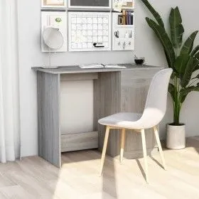 Escritorio de madera contrachapada gris Sonoma 100x50x76 cm de vidaXL, Escritorios - Ref: Foro24-815421, Precio: 87,37 €, Des...