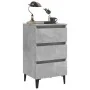 Bedside tables 2 pcs concrete gray metal legs 40x35x69 cm by vidaXL, Nightstands - Ref: Foro24-805914, Price: 92,72 €, Discou...