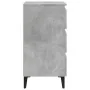 Bedside tables 2 pcs concrete gray metal legs 40x35x69 cm by vidaXL, Nightstands - Ref: Foro24-805914, Price: 92,72 €, Discou...