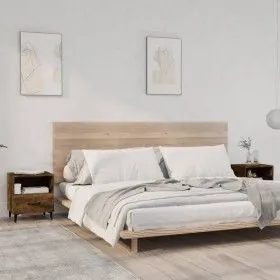 Nightstand 2 pcs smoked oak plywood by vidaXL, Nightstands - Ref: Foro24-817304, Price: 68,74 €, Discount: %
