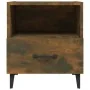 Mesita de noche 2 uds madera contrachapada color roble ahumado de vidaXL, Mesitas de noche - Ref: Foro24-817304, Precio: 68,7...