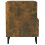 Mesita de noche 2 uds madera contrachapada color roble ahumado de vidaXL, Mesitas de noche - Ref: Foro24-817304, Precio: 68,7...