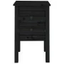 Solid black pine wood bedside table 40x35x61.5 cm by vidaXL, Nightstands - Ref: Foro24-813697, Price: 42,37 €, Discount: %