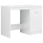 Escritorio de madera de ingeniería blanco brillo 140x50x76 cm de vidaXL, Escritorios - Ref: Foro24-3054786, Precio: 181,62 €,...