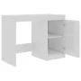 Escritorio de madera de ingeniería blanco brillo 140x50x76 cm de vidaXL, Escritorios - Ref: Foro24-3054786, Precio: 181,62 €,...