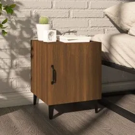 Brown oak plywood nightstand by vidaXL, Nightstands - Ref: Foro24-817319, Price: 28,70 €, Discount: %