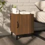 Mesita de noche madera contrachapada color roble marrón de vidaXL, Mesitas de noche - Ref: Foro24-817319, Precio: 28,70 €, De...