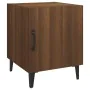 Mesita de noche madera contrachapada color roble marrón de vidaXL, Mesitas de noche - Ref: Foro24-817319, Precio: 28,70 €, De...
