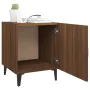 Mesita de noche madera contrachapada color roble marrón de vidaXL, Mesitas de noche - Ref: Foro24-817319, Precio: 28,70 €, De...