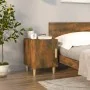 Nachttisch aus geräuchertem Eichensperrholz von vidaXL, Nachttische - Ref: Foro24-817309, Preis: 27,96 €, Rabatt: %
