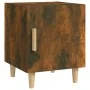 Mesita de noche madera contrachapada color roble ahumado de vidaXL, Mesitas de noche - Ref: Foro24-817309, Precio: 27,96 €, D...