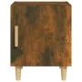 Mesita de noche madera contrachapada color roble ahumado de vidaXL, Mesitas de noche - Ref: Foro24-817309, Precio: 27,96 €, D...