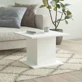 Mesa de centro madera de ingeniería blanca 55,5x55,5x40 cm de vidaXL, Mesas de centro - Ref: Foro24-810316, Precio: 34,38 €, ...