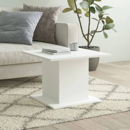 Mesa de centro madera de ingeniería blanca 55,5x55,5x40 cm de vidaXL, Mesas de centro - Ref: Foro24-810316, Precio: 34,38 €, ...