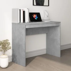 Escritorio de madera contrachapada gris hormigón 90x40x72 cm de vidaXL, Escritorios - Ref: Foro24-800382, Precio: 42,30 €, De...